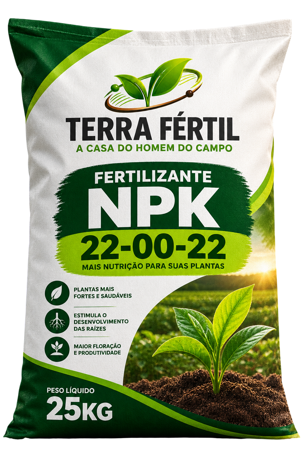 Fertilizante NPK 22-00-22