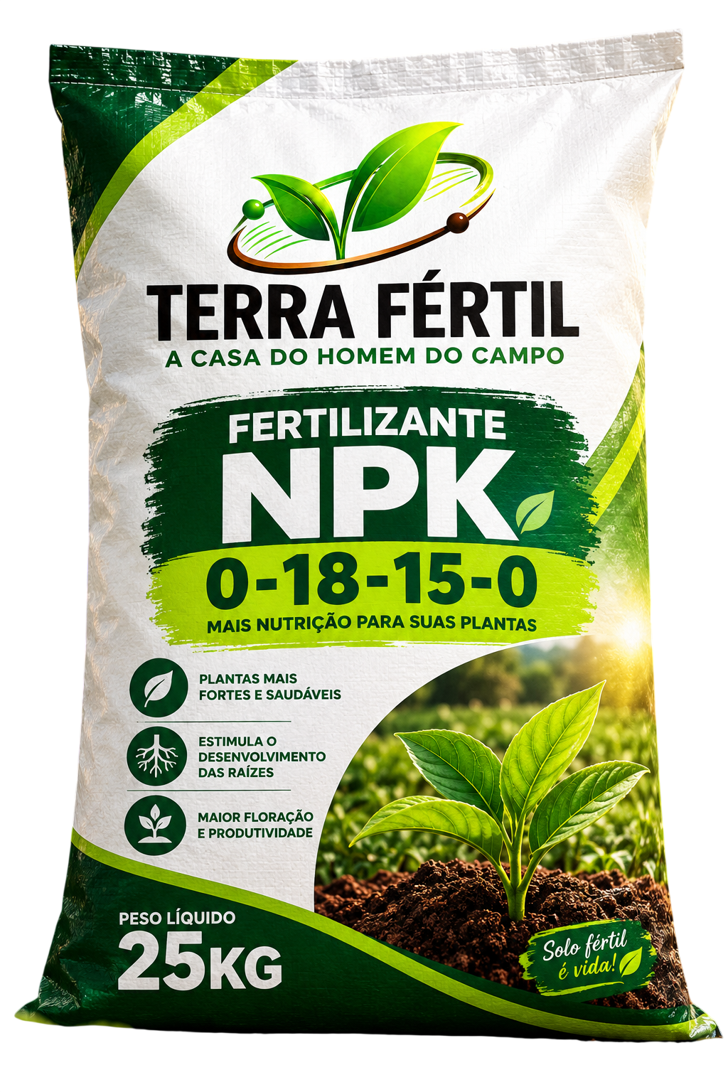 Fertilizante 0-18-15-0 NPK