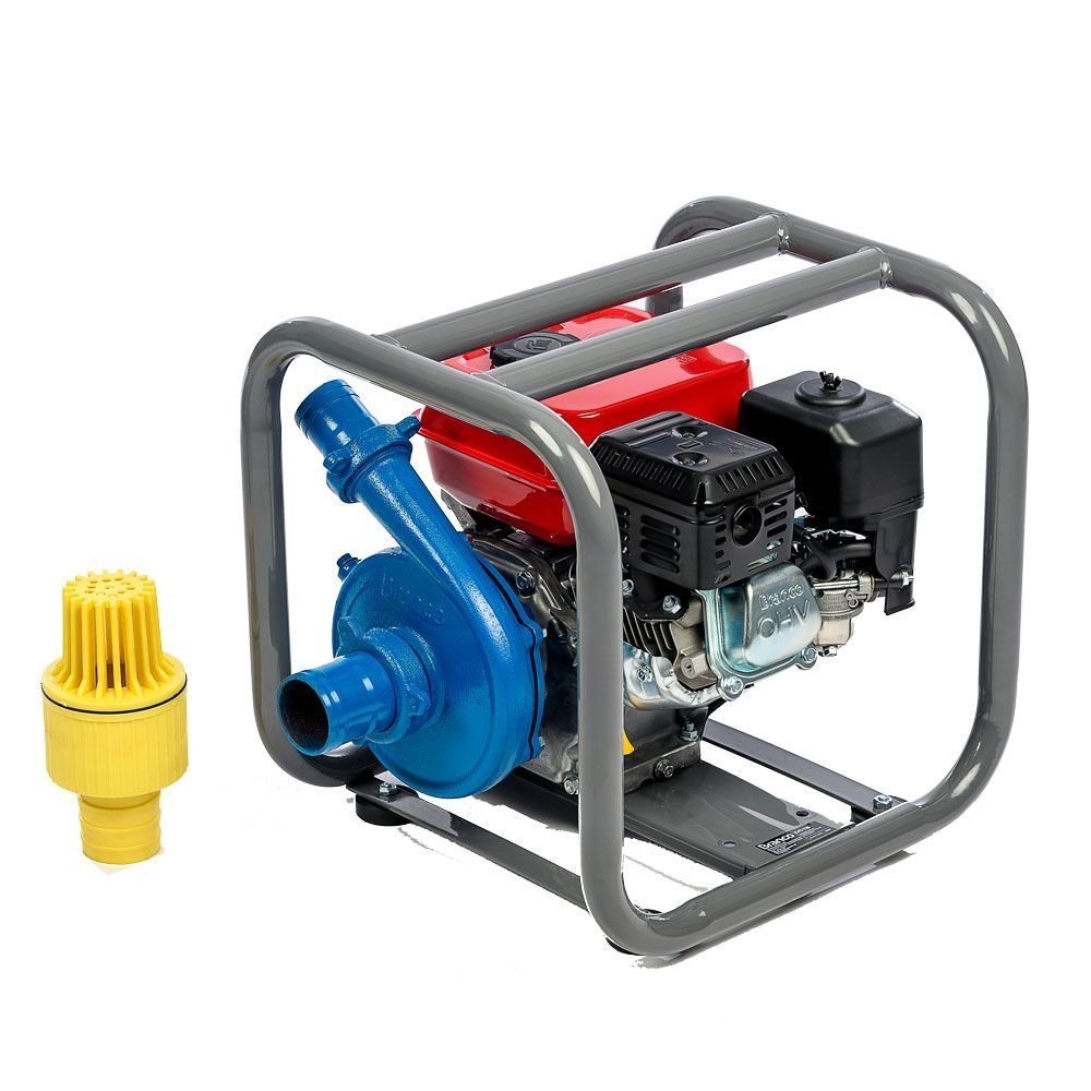 Motobomba Centrifuga à Gasolina B4T 716 6,5CV Branco Partida Manual