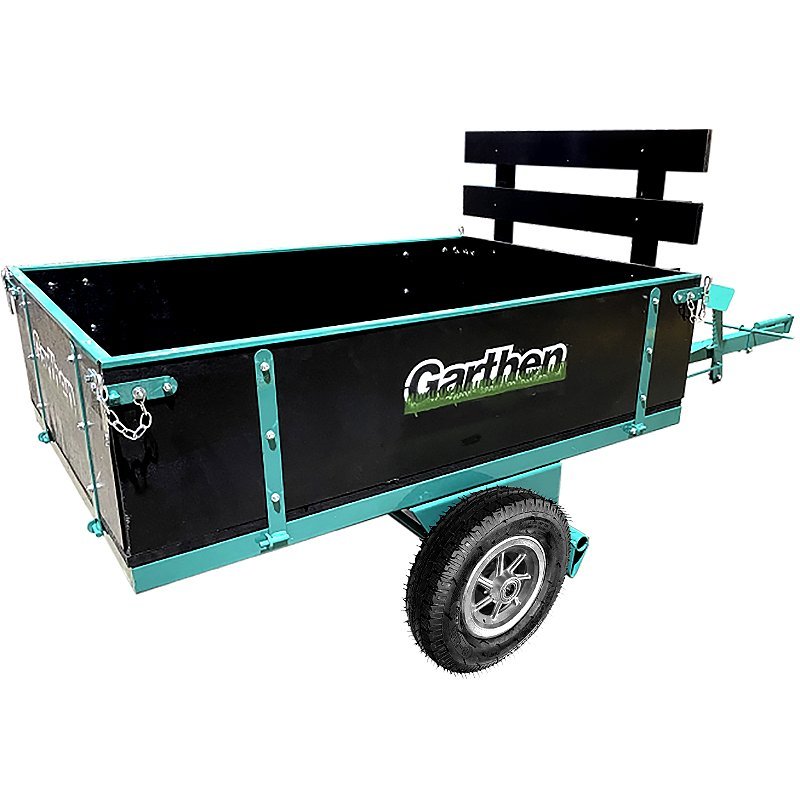 Carretinha para Motocultivador Garthen GCM-250 250kg 46693.0 com Roda de Aluminio e Ig0